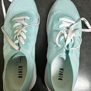 Baby Blue Block dance sneakers size 10 womens